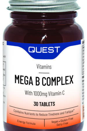 Quest Mega B Complex & C 30's - Vitamin B Complex with Vit C 1000mg